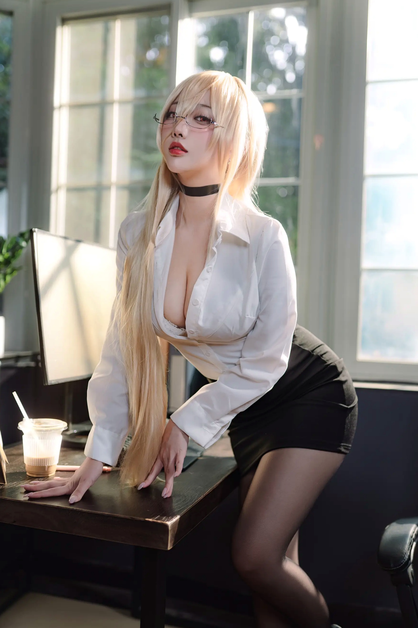 宫本桜 - 碧蓝航线怨仇精致角色扮演 COS写真集,绝美颜值与诱惑身材的碰撞