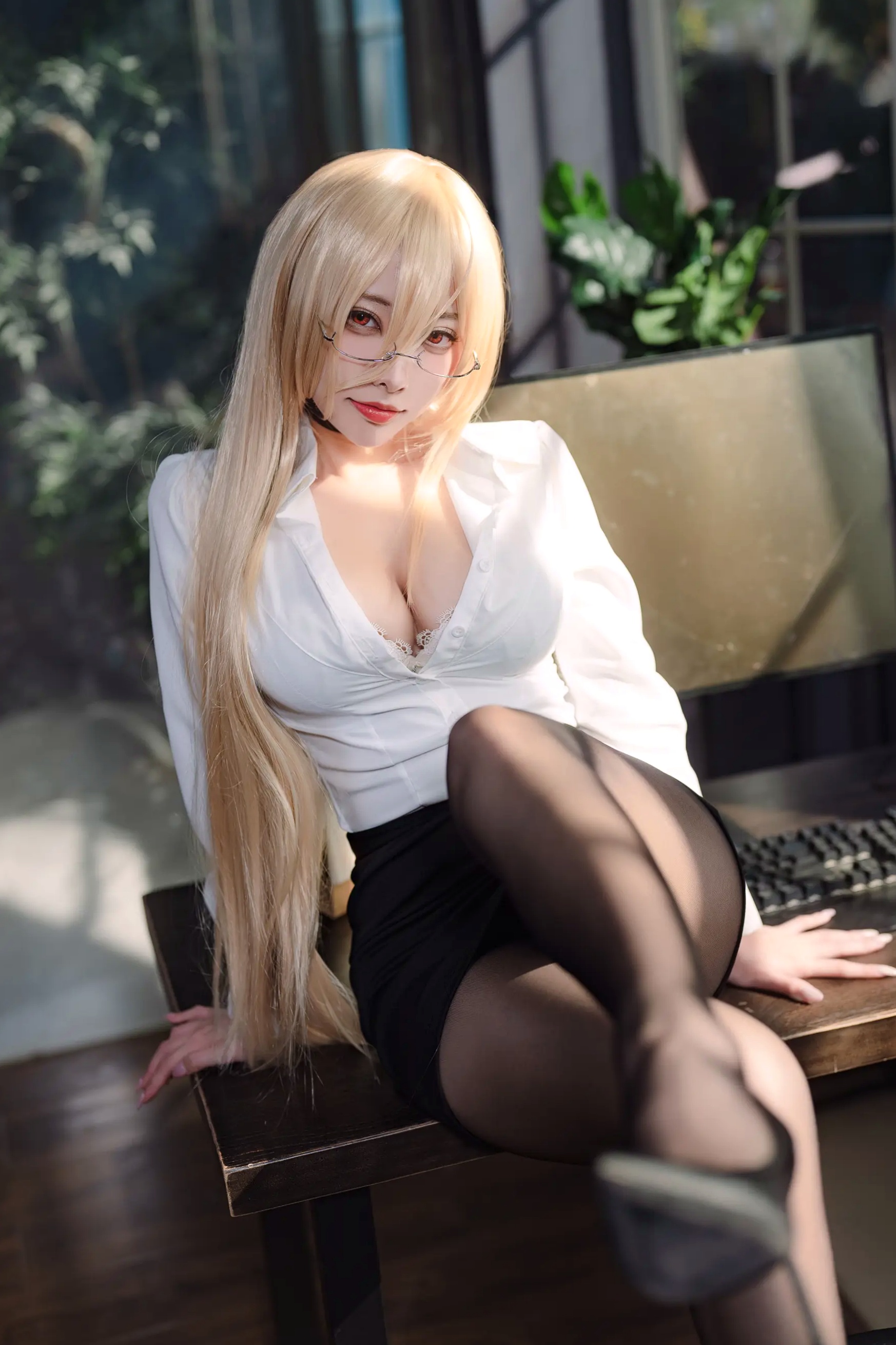 宫本桜 - 碧蓝航线怨仇精致角色扮演 COS写真集,绝美颜值与诱惑身材的碰撞
