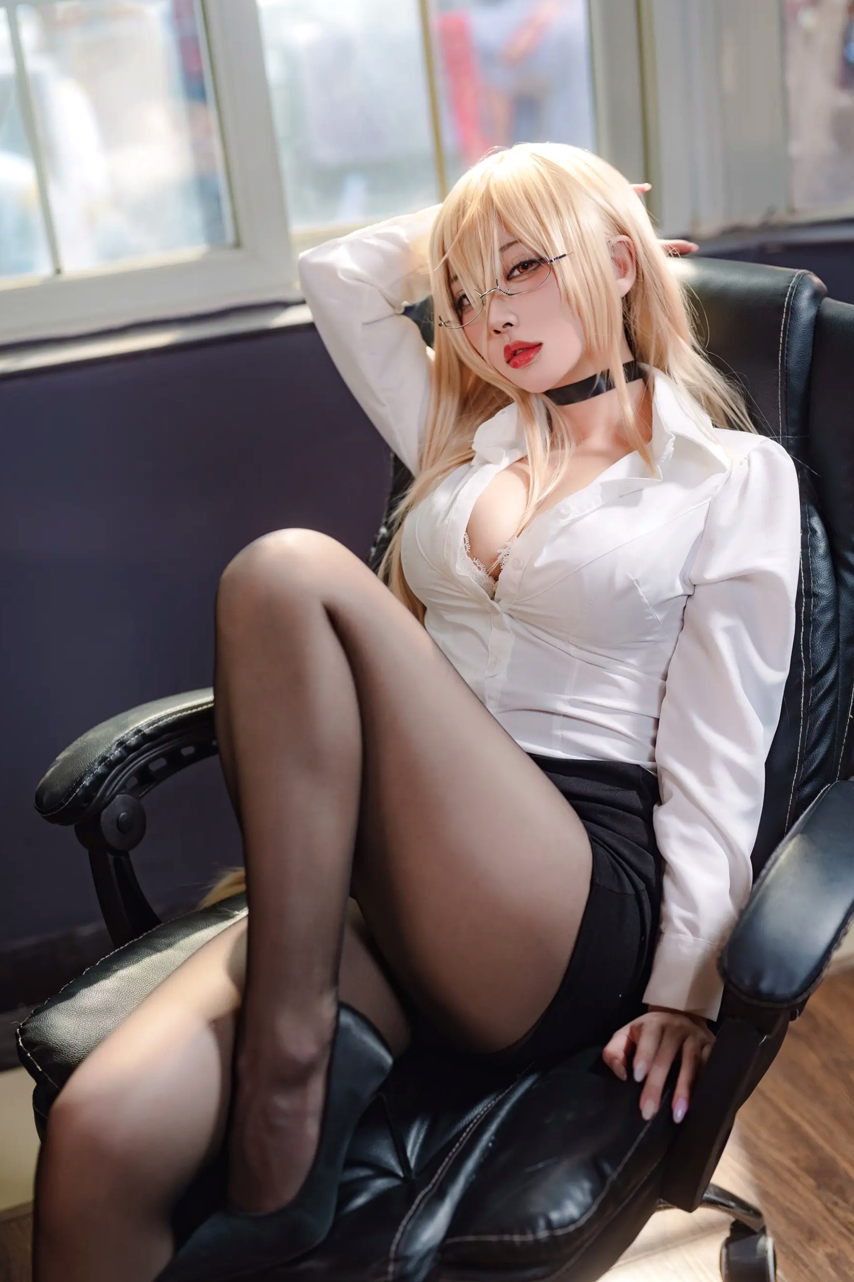 宫本桜 - 碧蓝航线怨仇精致角色扮演 COS写真集,绝美颜值与诱惑身材的碰撞