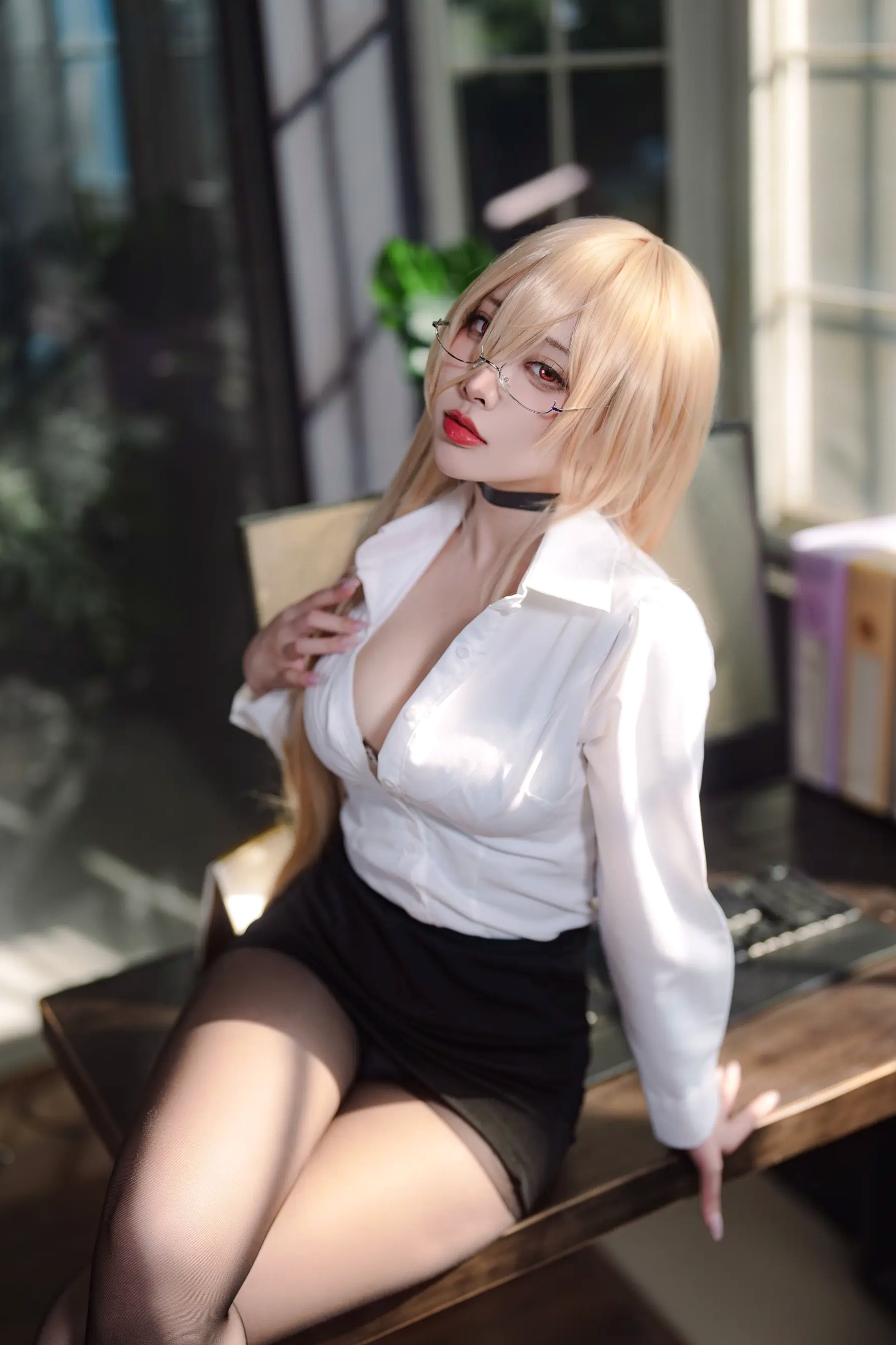 宫本桜 - 碧蓝航线怨仇精致角色扮演 COS写真集,绝美颜值与诱惑身材的碰撞