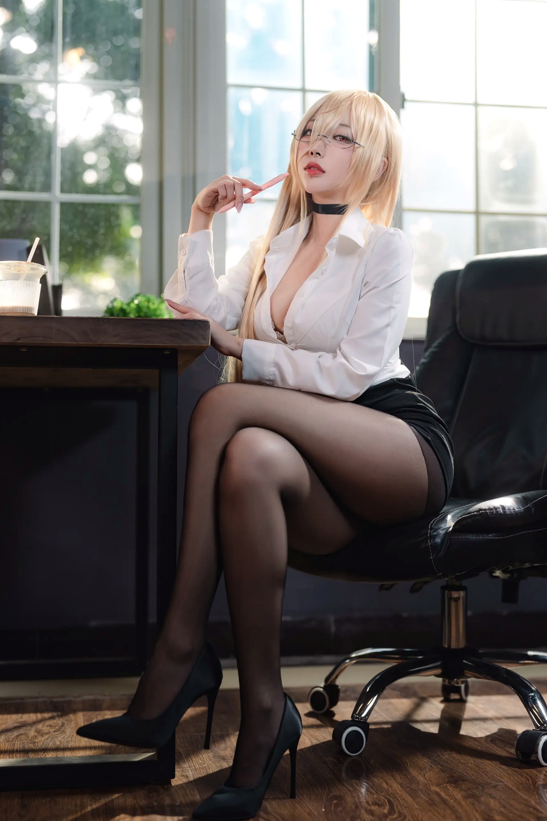 宫本桜 - 碧蓝航线怨仇精致角色扮演 COS写真集,绝美颜值与诱惑身材的碰撞