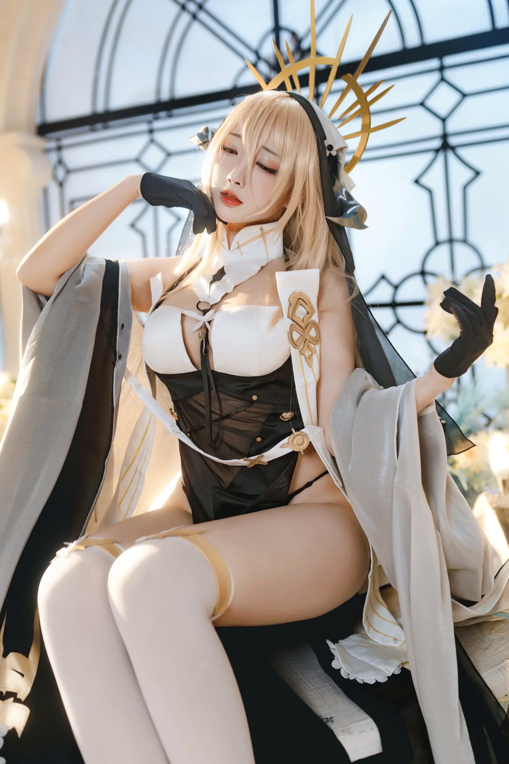 宫本桜 - 碧蓝航线怨仇精致角色扮演 COS写真集,绝美颜值与诱惑身材的碰撞