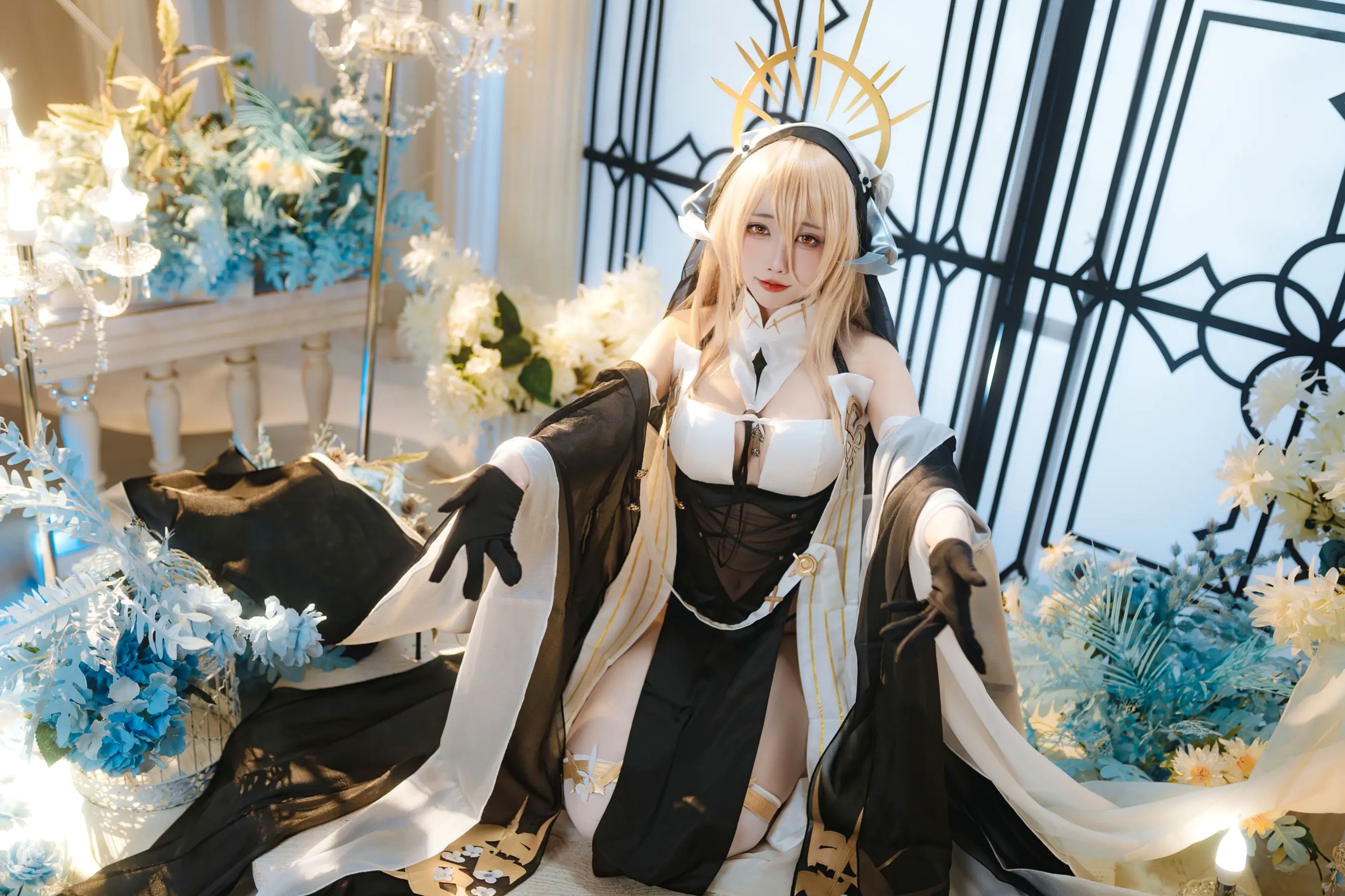 宫本桜 - 碧蓝航线怨仇精致角色扮演 COS写真集,绝美颜值与诱惑身材的碰撞