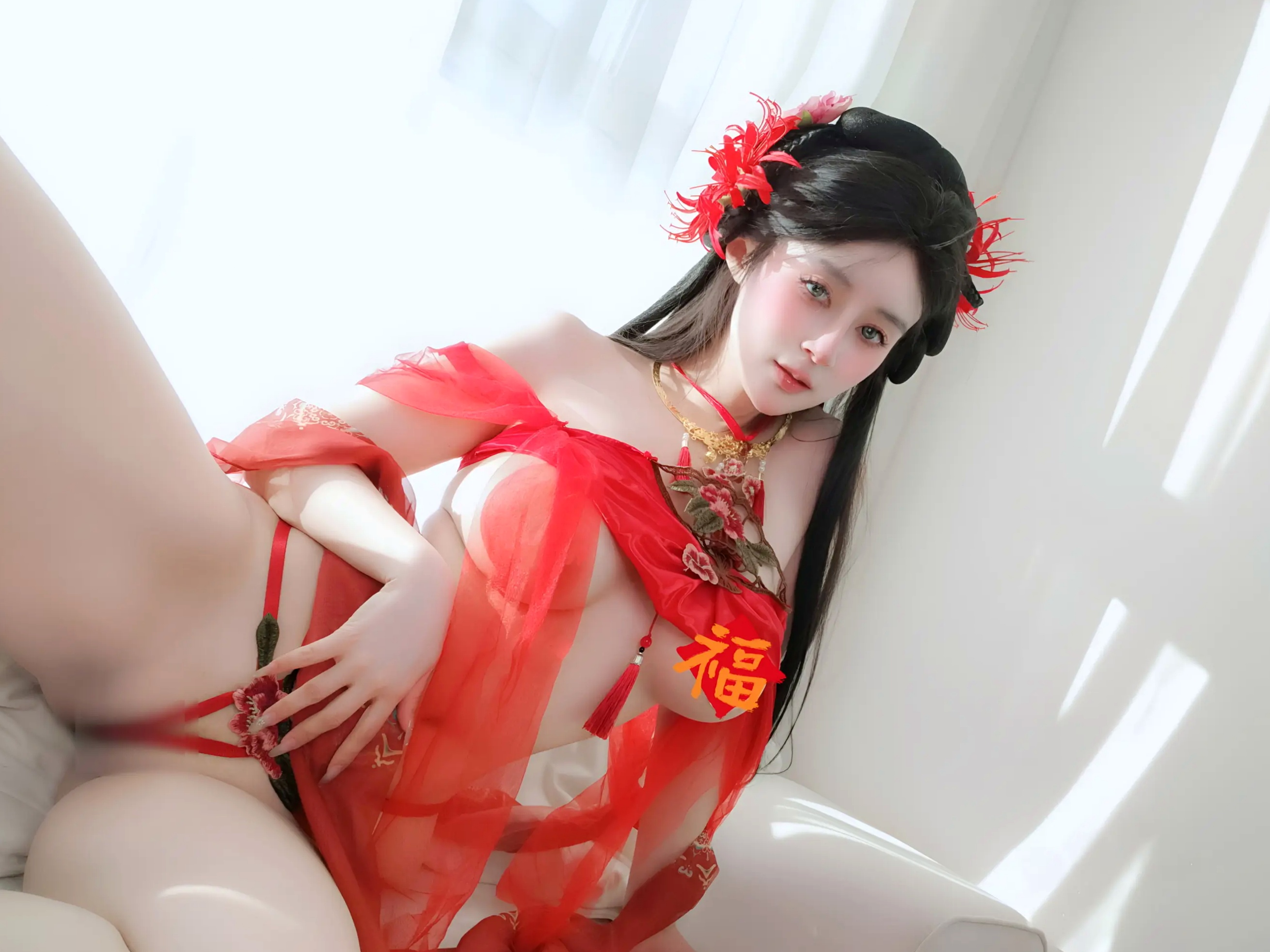 Coser白银最新写真合集,猫耳女仆装与古典肚兜造型,大尺度福利展现诱惑身材,高品质角色扮演私房摄影
