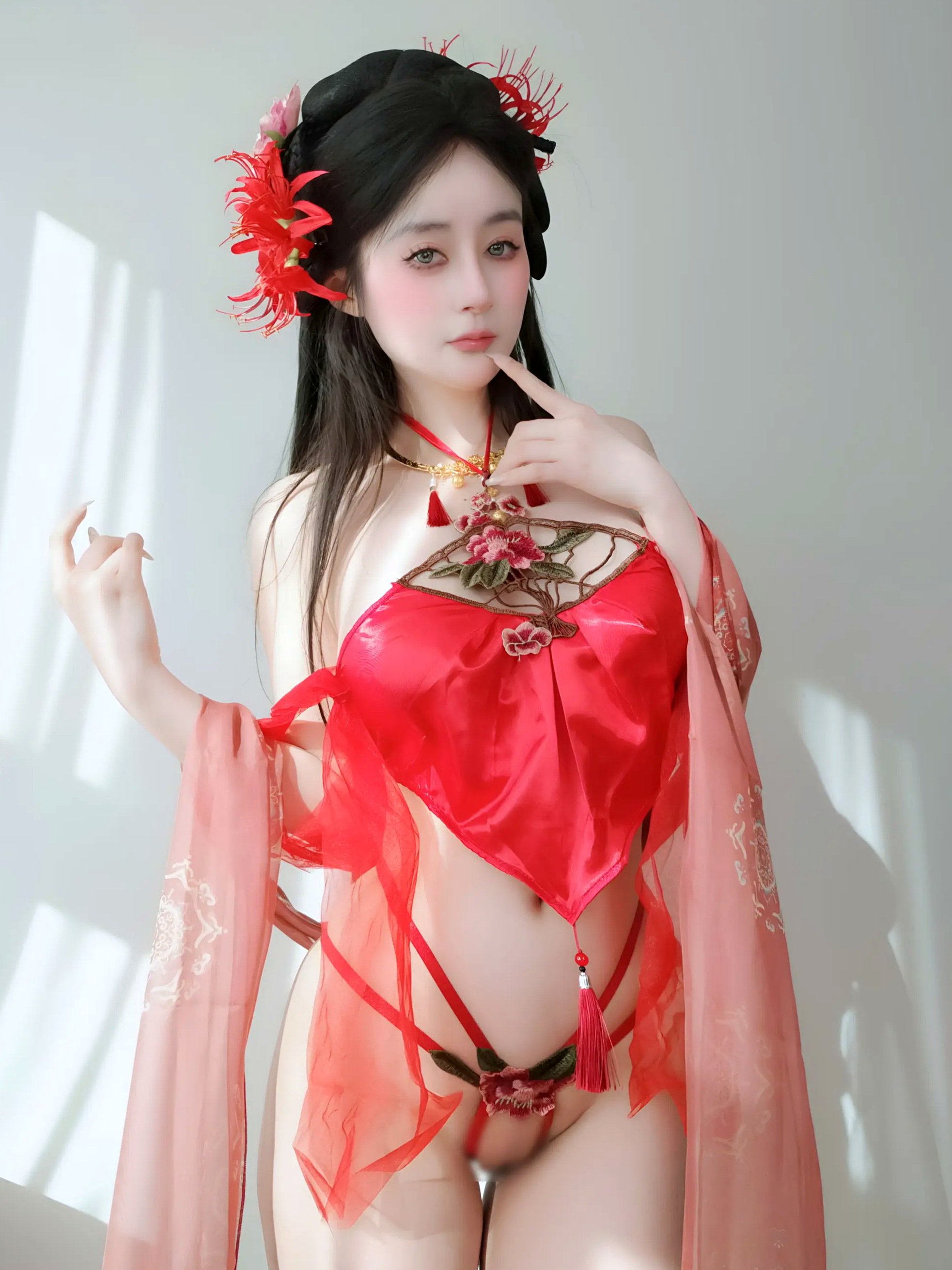 Coser白银最新写真合集,猫耳女仆装与古典肚兜造型,大尺度福利展现诱惑身材,高品质角色扮演私房摄影