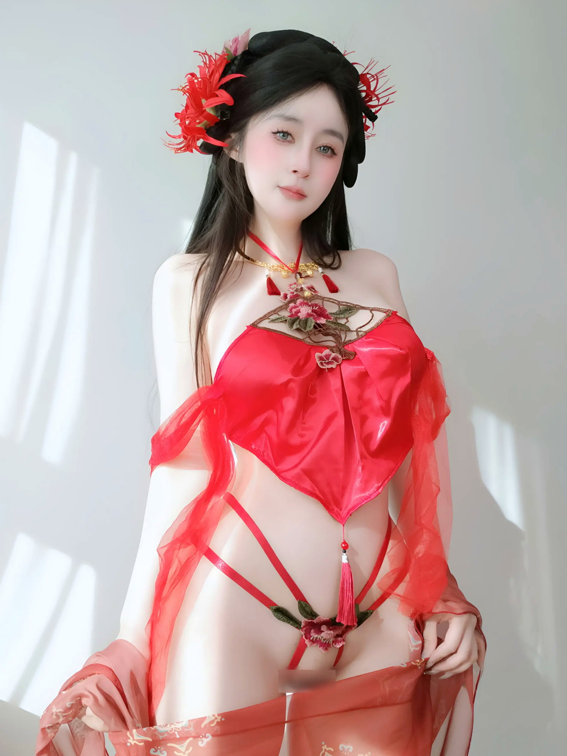 Coser白银最新写真合集,猫耳女仆装与古典肚兜造型,大尺度福利展现诱惑身材,高品质角色扮演私房摄影