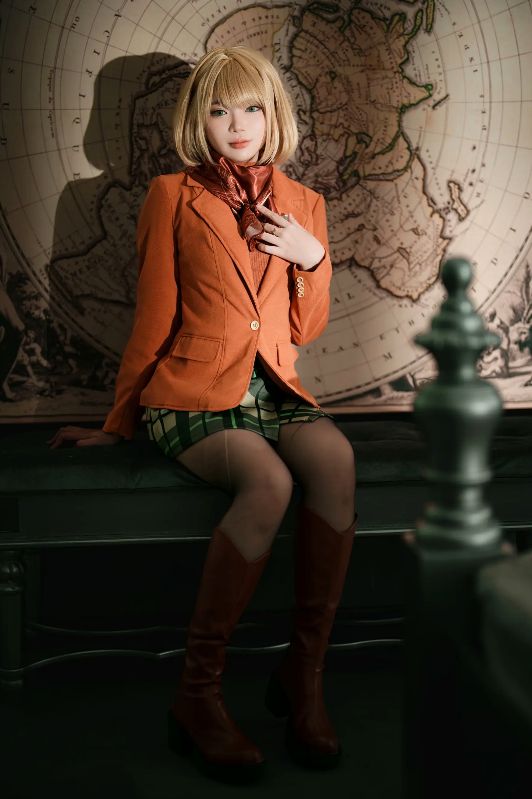 ZinieQ Ashley (Resident Evil 4) 生化危机4阿什莉Cosplay,极致白蕾丝私房写真,绝美诱惑福利大片
