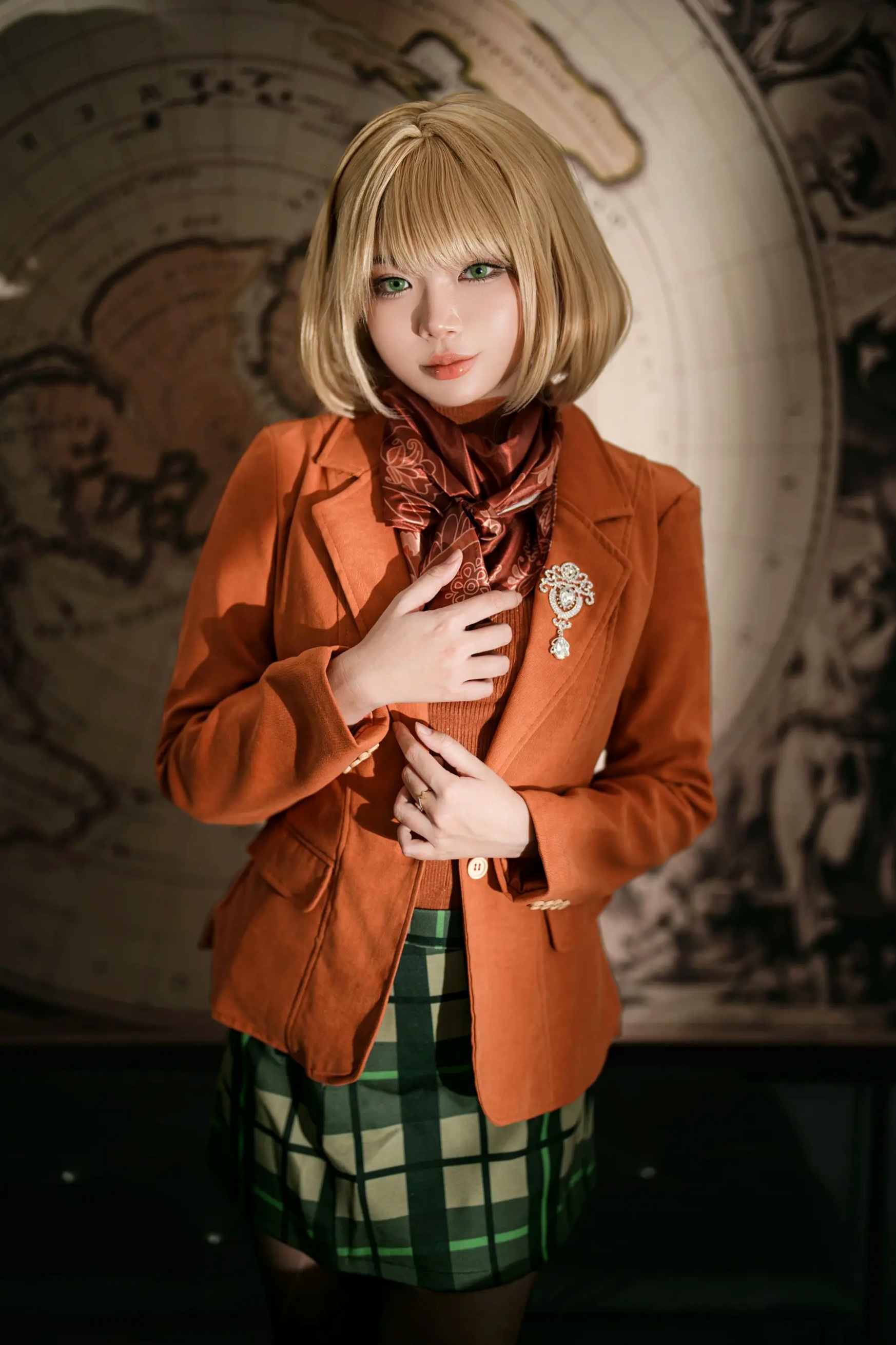 ZinieQ Ashley (Resident Evil 4) 生化危机4阿什莉Cosplay,极致白蕾丝私房写真,绝美诱惑福利大片