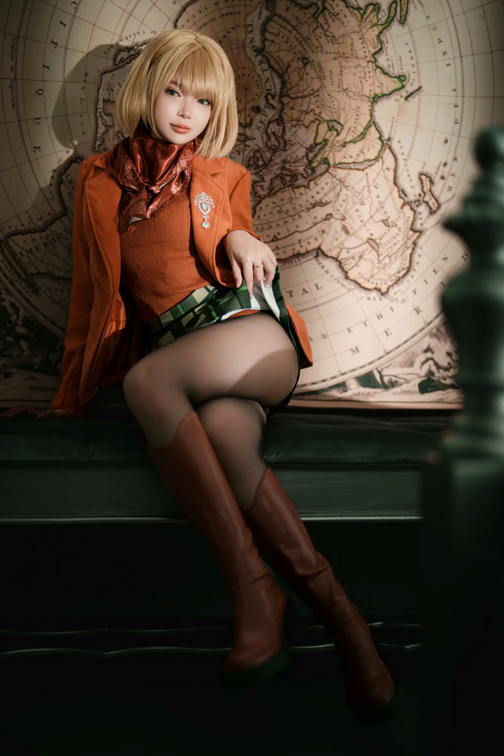 ZinieQ Ashley (Resident Evil 4) 生化危机4阿什莉Cosplay,极致白蕾丝私房写真,绝美诱惑福利大片