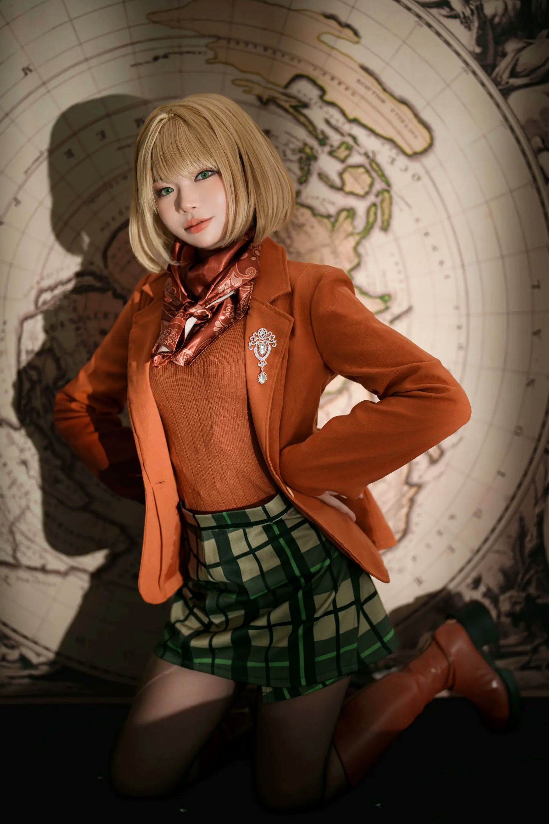 ZinieQ Ashley (Resident Evil 4) 生化危机4阿什莉Cosplay,极致白蕾丝私房写真,绝美诱惑福利大片