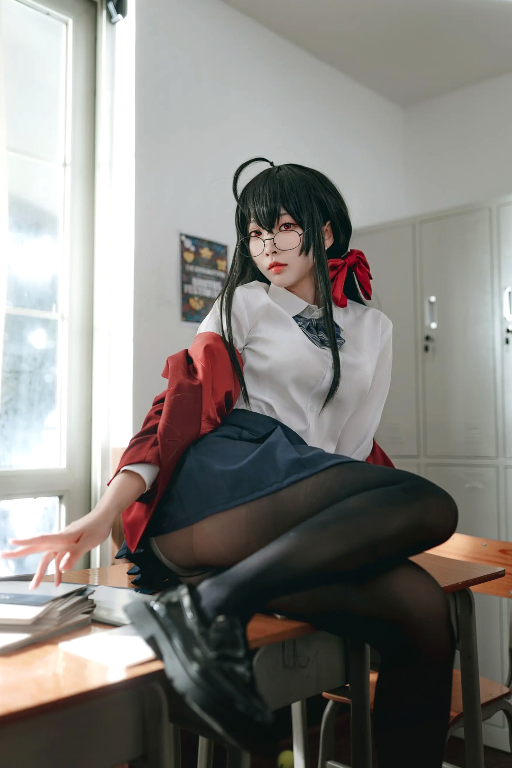 宫本桜 - 大凤JK制服黑丝校园私房照