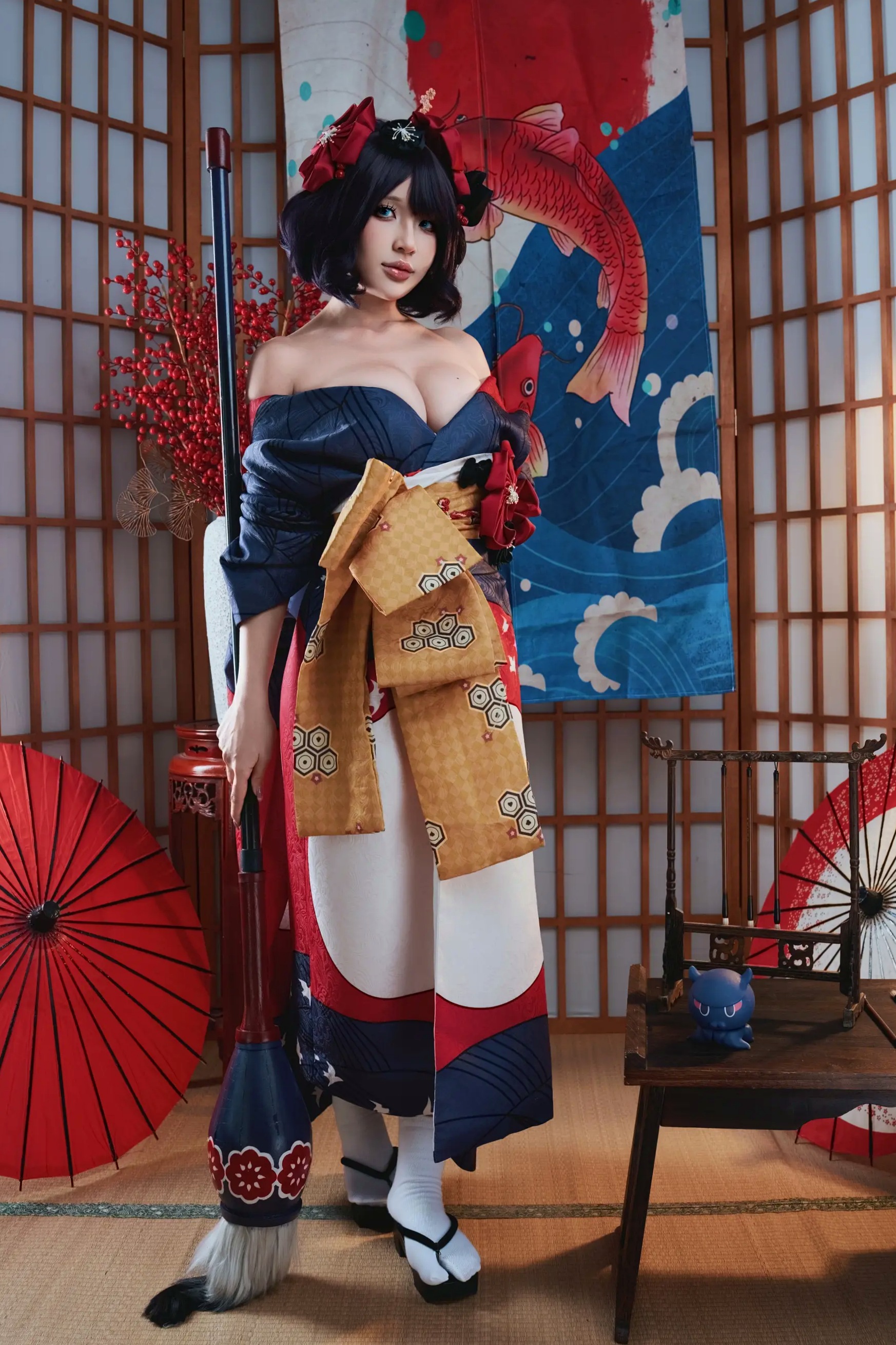 Puy Puy - Fate Katsushika Ōi 葛饰北斋 日式私房大尺度美臀诱惑套图
