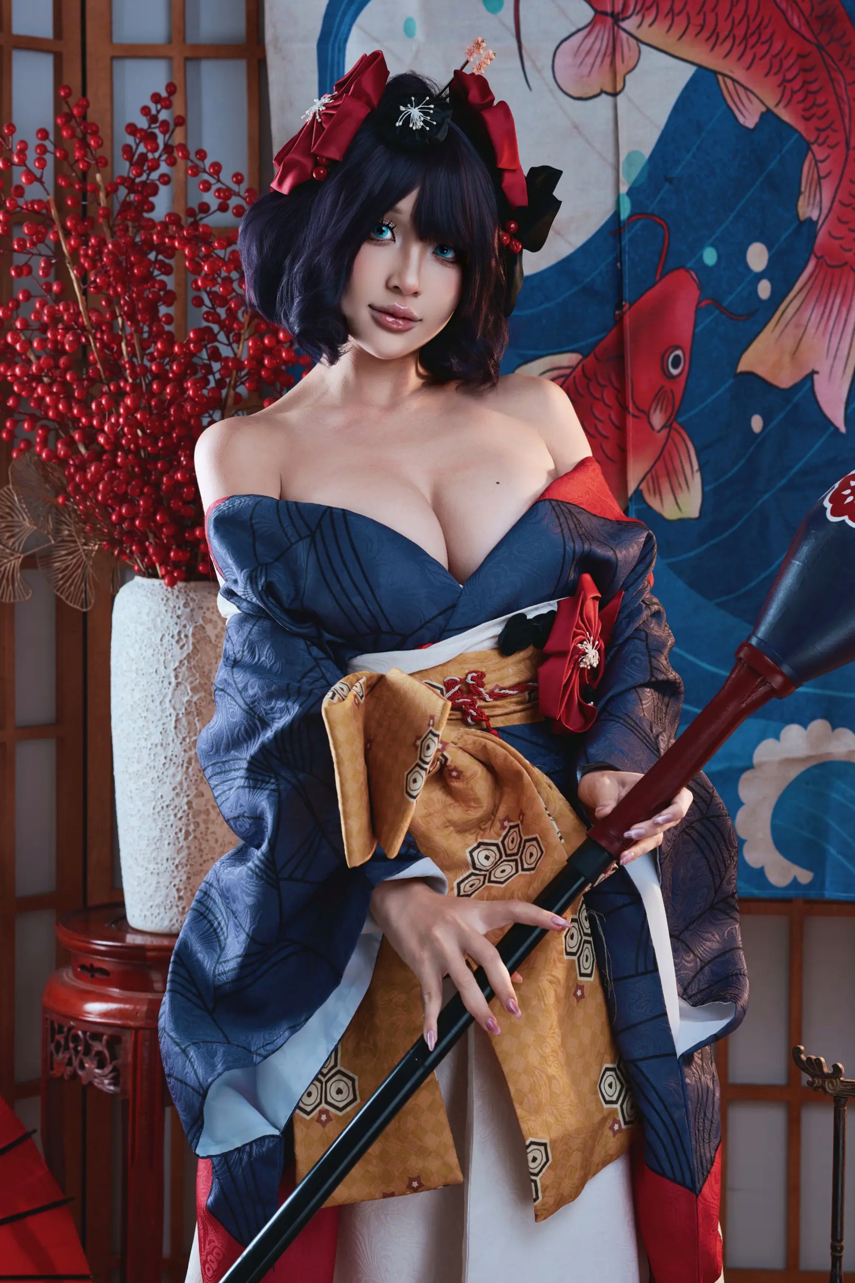 Puy Puy - Fate Katsushika Ōi 葛饰北斋 日式私房大尺度美臀诱惑套图