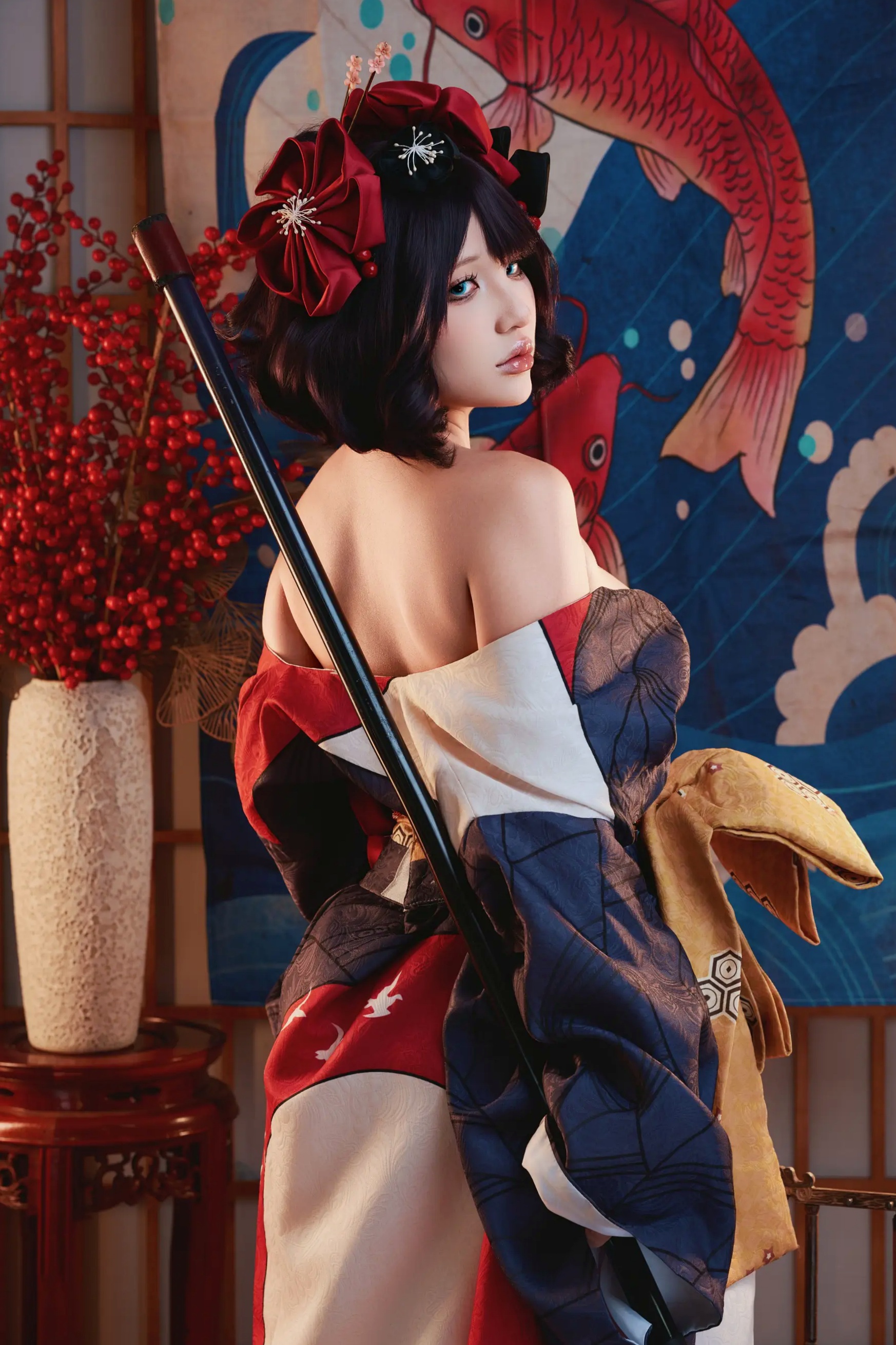 Puy Puy - Fate Katsushika Ōi 葛饰北斋 日式私房大尺度美臀诱惑套图