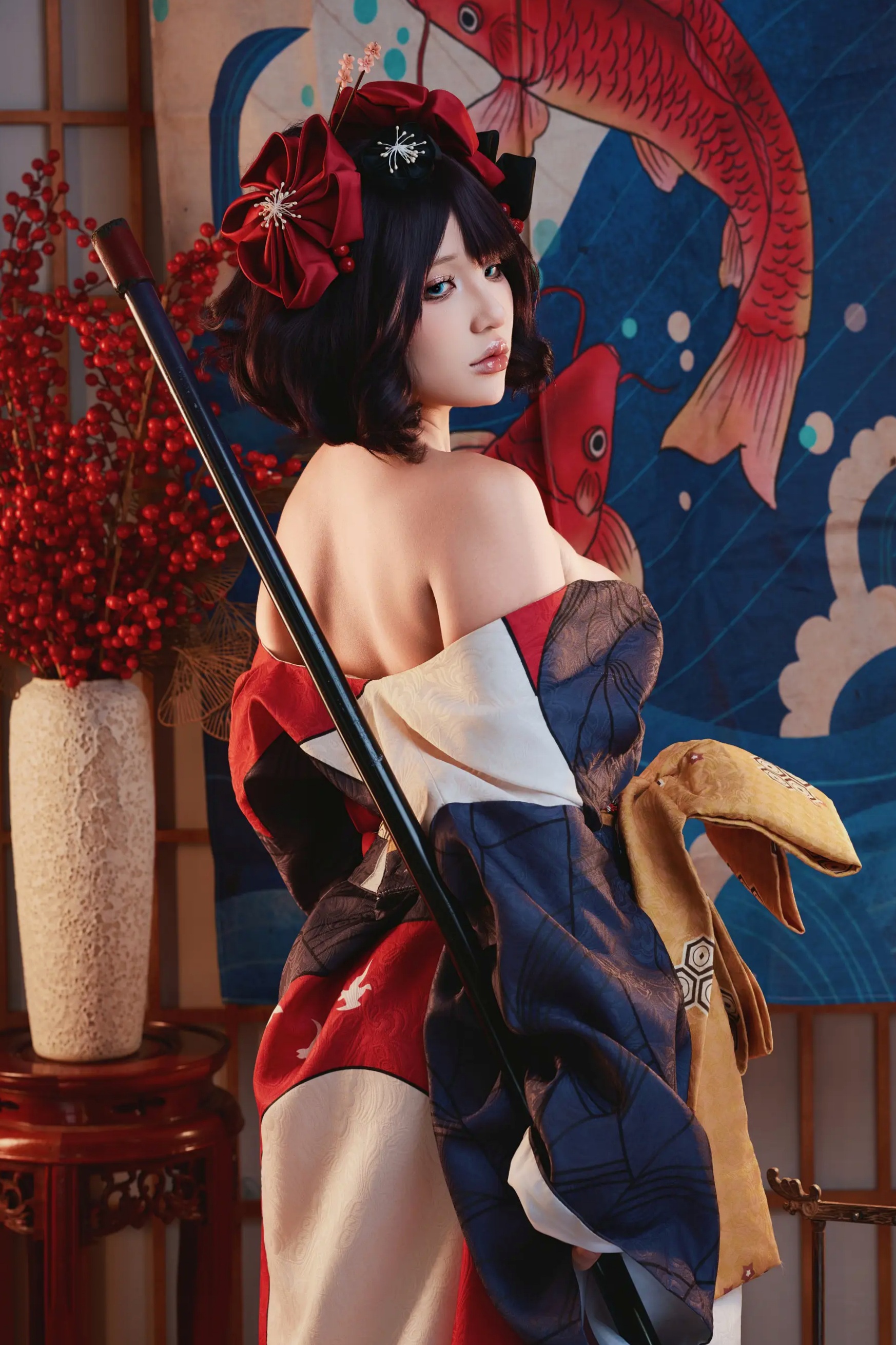 Puy Puy - Fate Katsushika Ōi 葛饰北斋 日式私房大尺度美臀诱惑套图