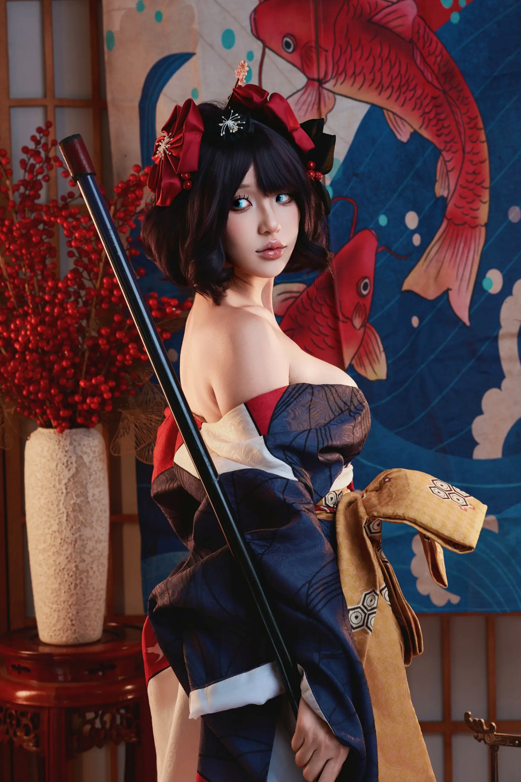 Puy Puy - Fate Katsushika Ōi 葛饰北斋 日式私房大尺度美臀诱惑套图