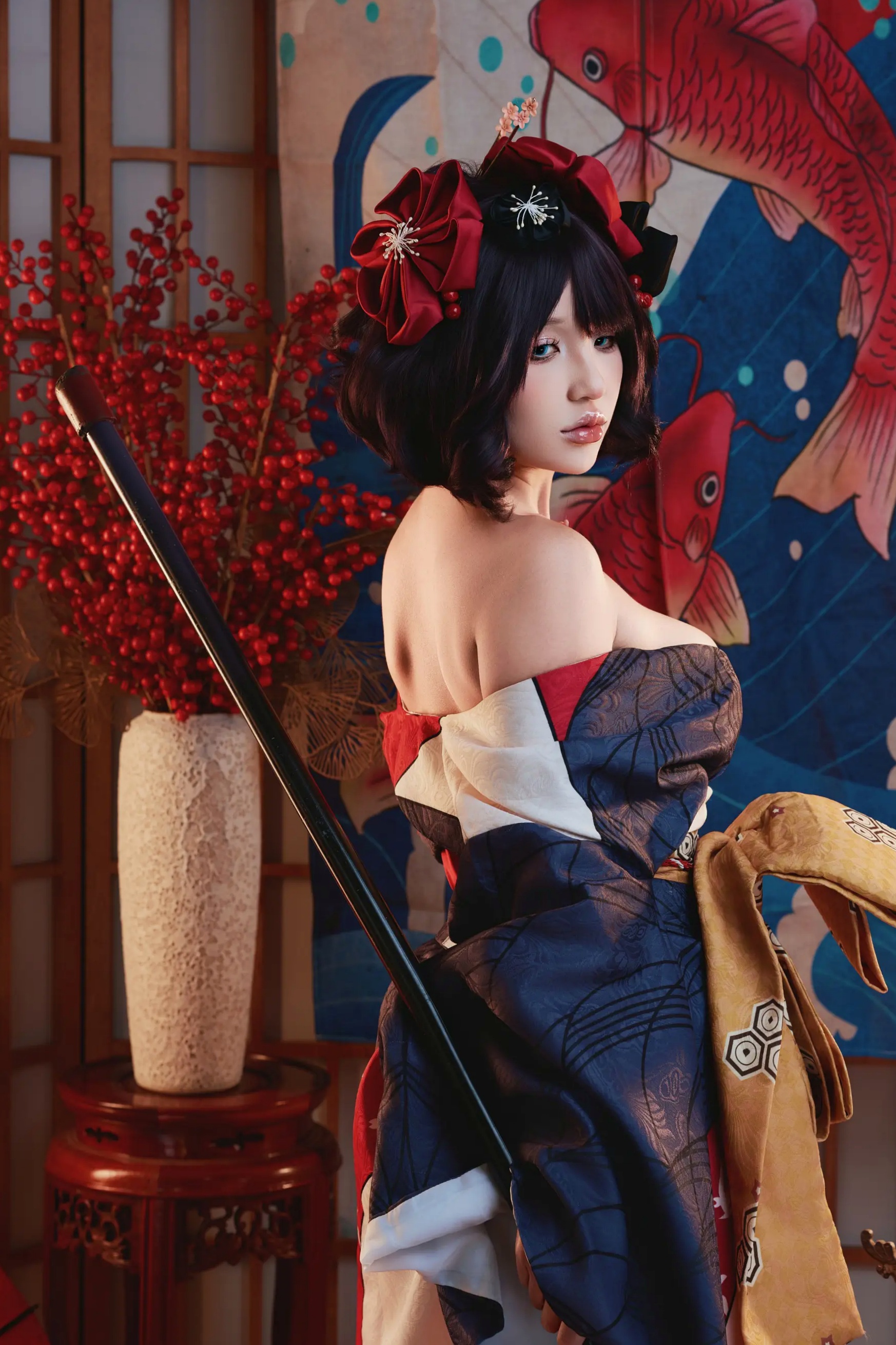 Puy Puy - Fate Katsushika Ōi 葛饰北斋 日式私房大尺度美臀诱惑套图