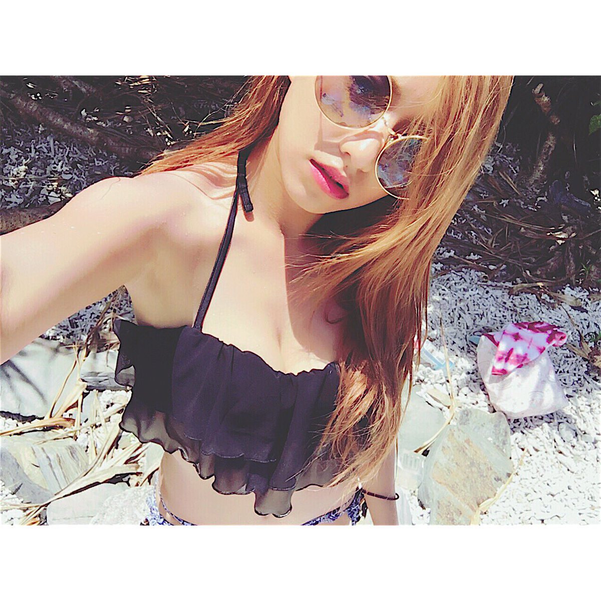 越川真美 鬼辣妹性感Twitter美图