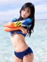 韩佳恩(한가은) 比基尼沙滩写真图