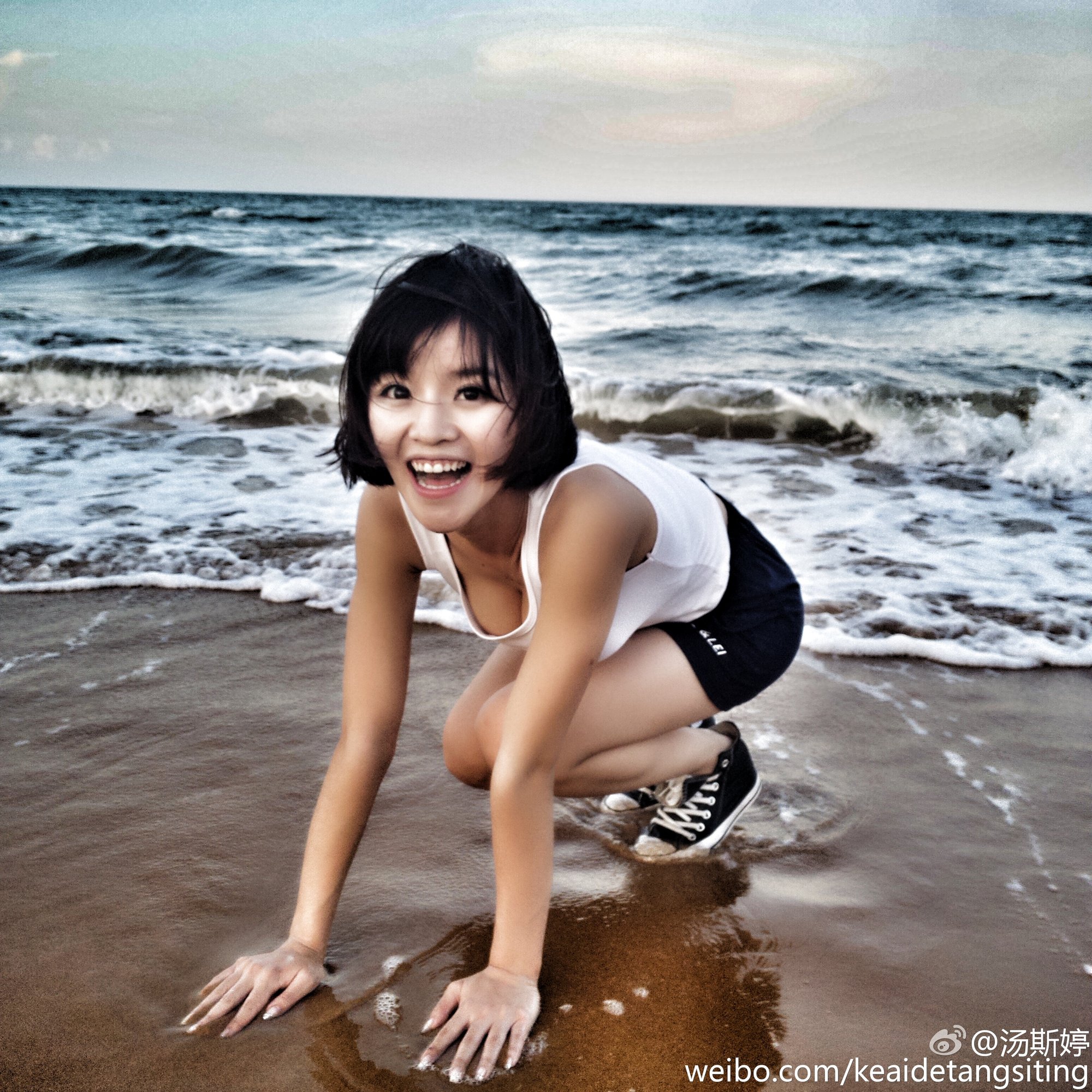 汤斯婷 氧气美女微博清纯美图