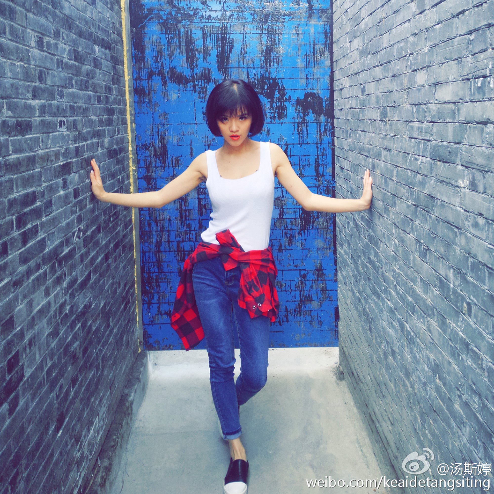 汤斯婷 氧气美女微博清纯美图