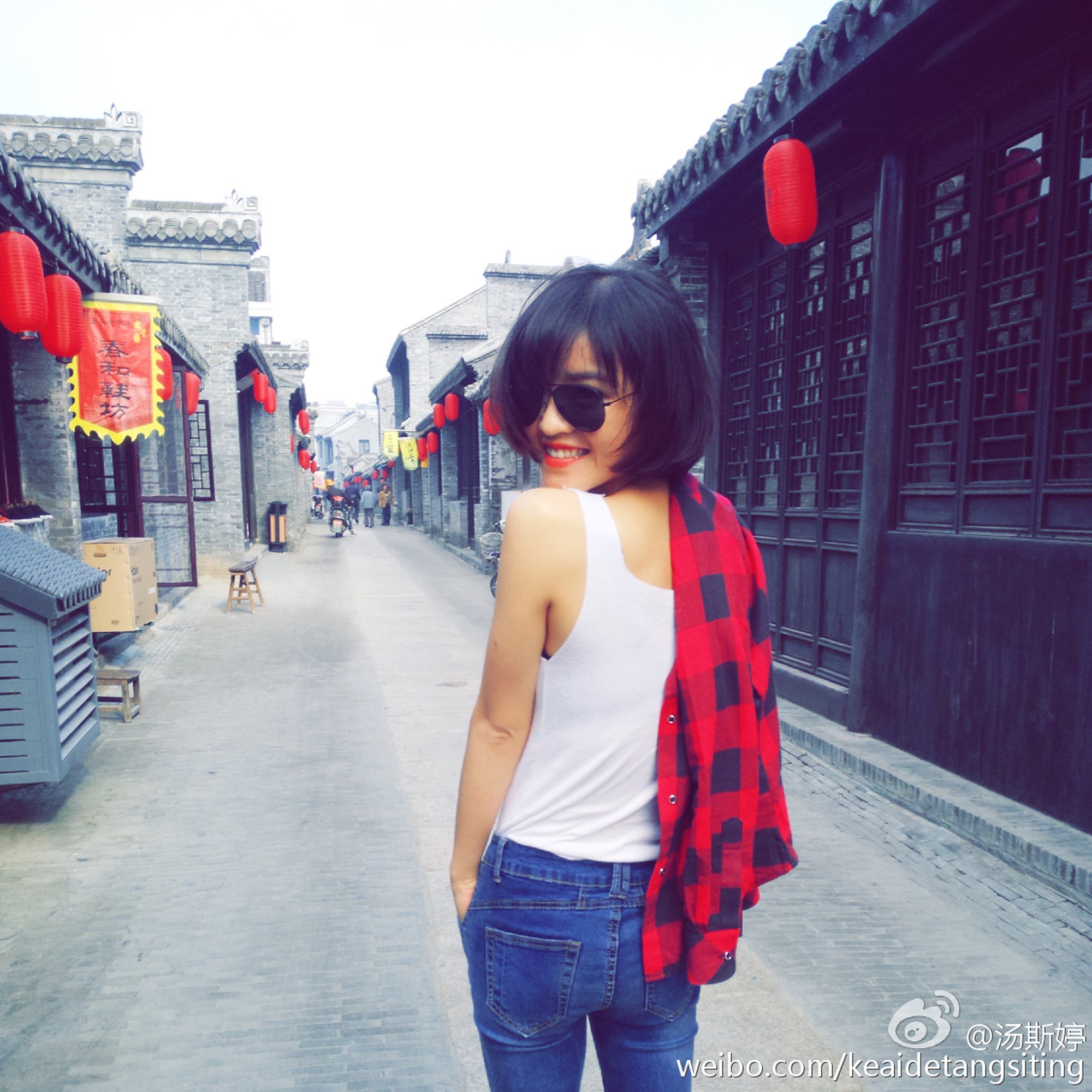 汤斯婷 氧气美女微博清纯美图