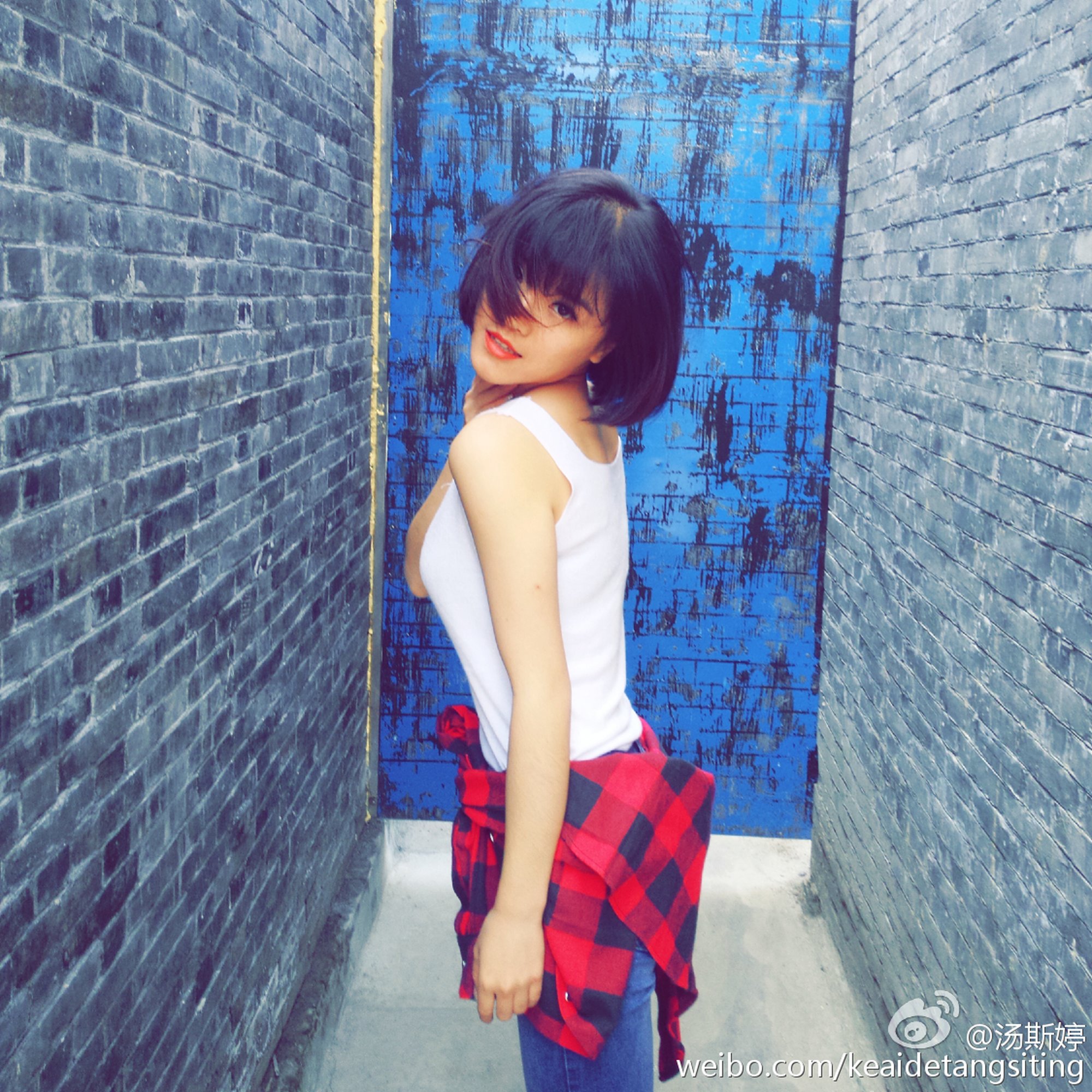 汤斯婷 氧气美女微博清纯美图
