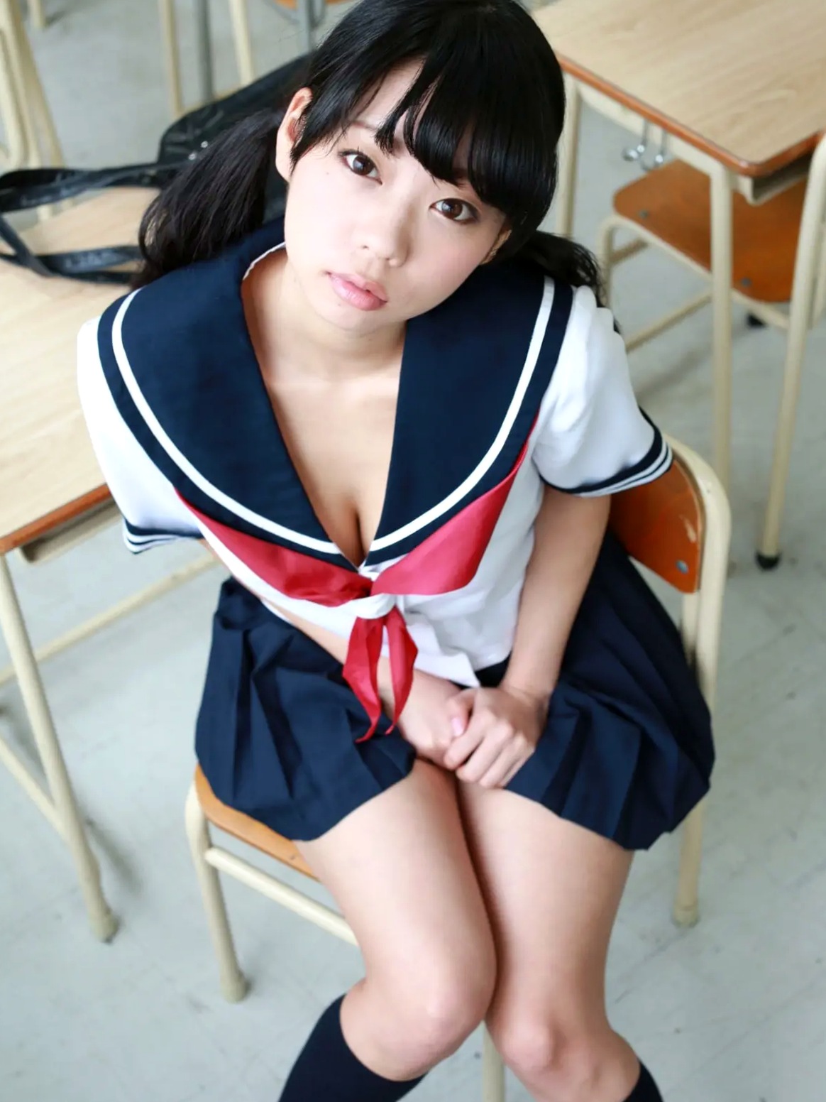 青山ひかる - 全巻セットB90踊る爆乳祭り 教室水手服性感制服写真