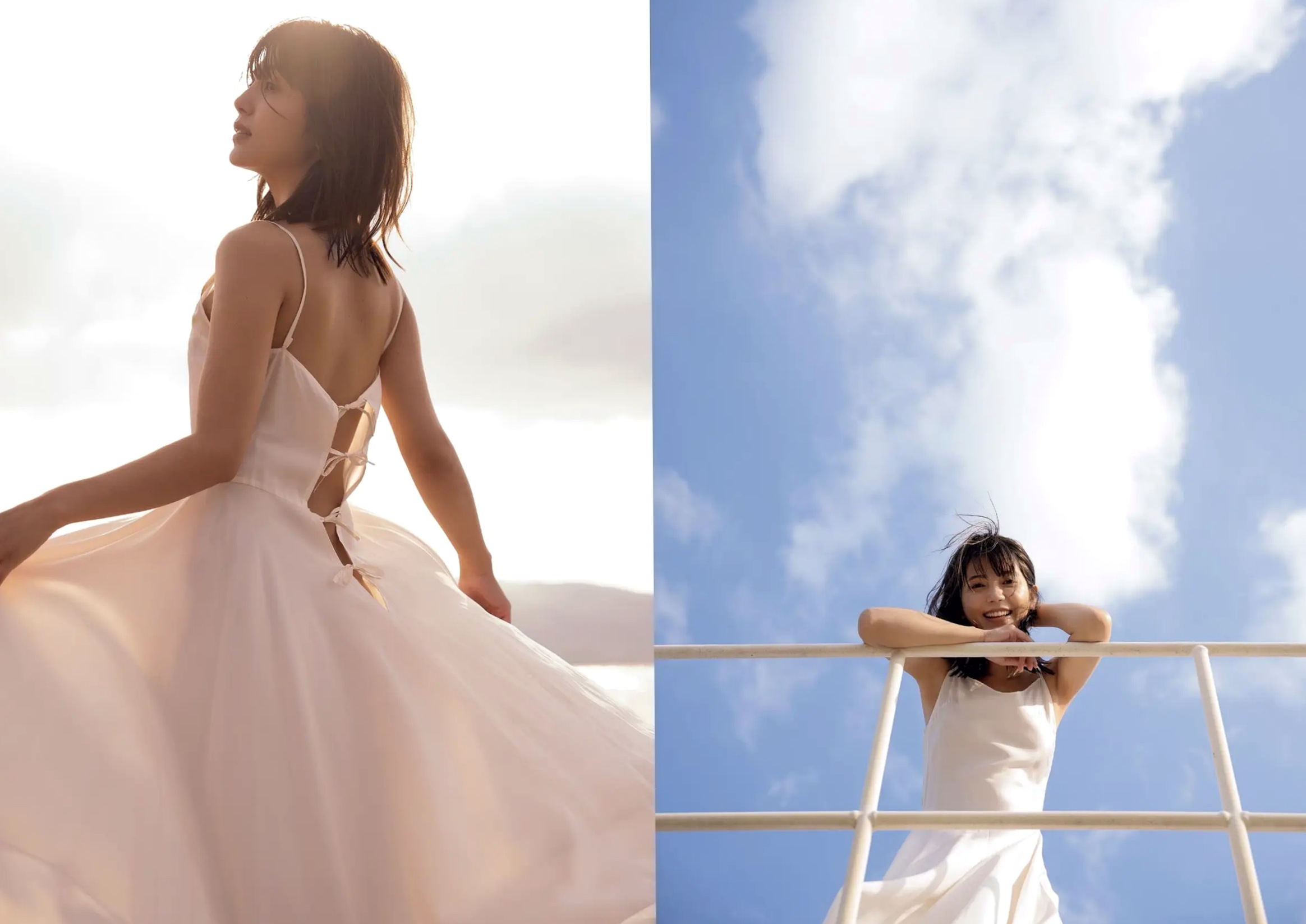 《南里美希 - jamais vu》日本女神清纯街拍与沙滩大尺度性感湿身写真
