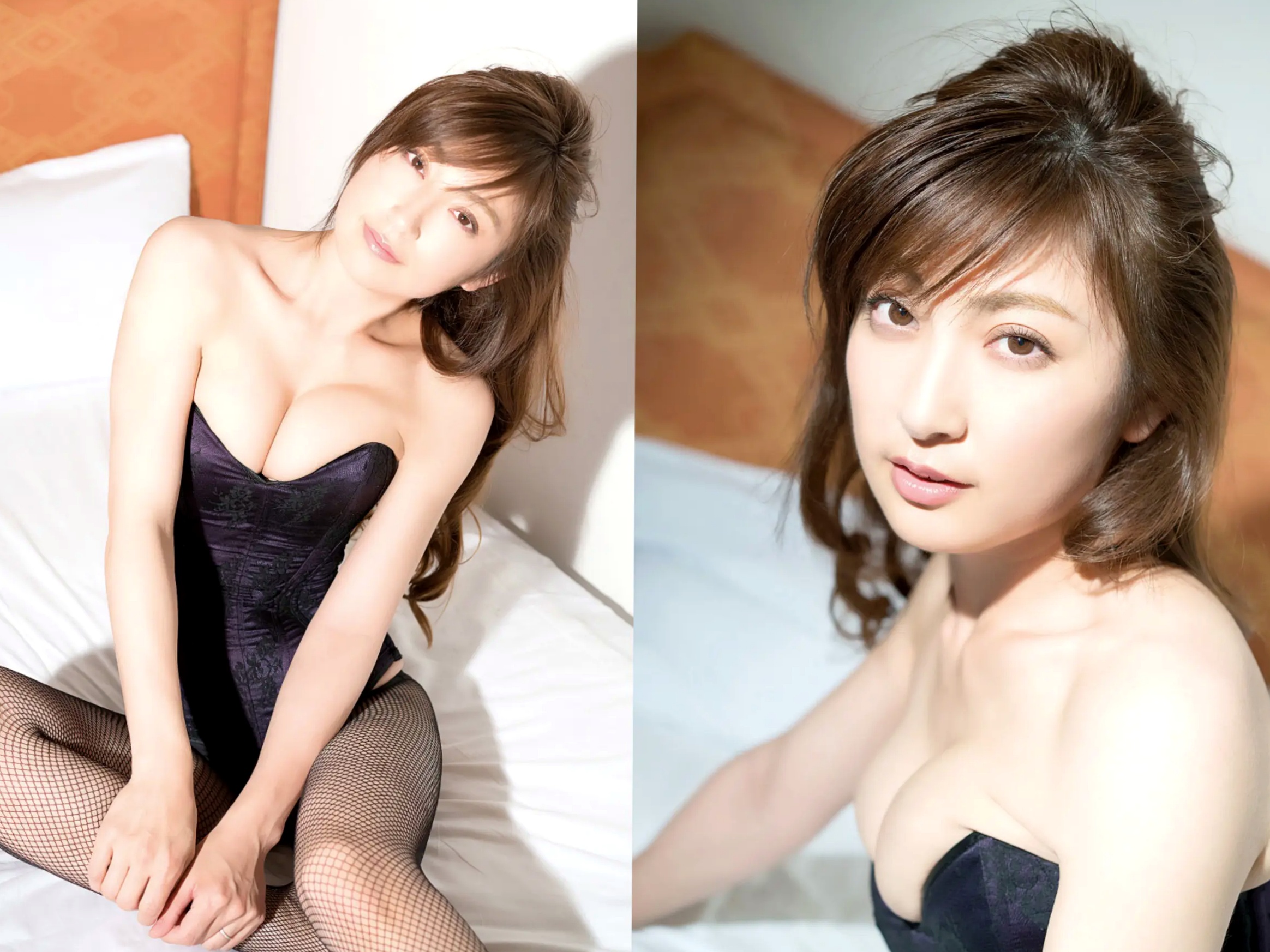 熊田曜子《降臨 GLD》性感私房黑丝内衣诱惑写真