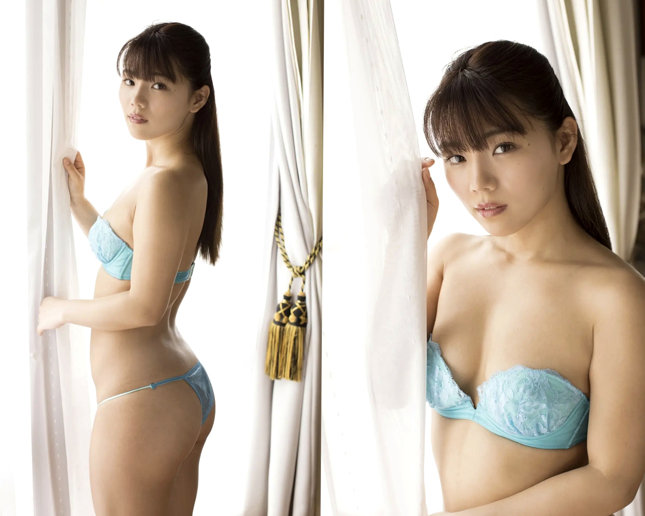 大川成美性感私房写真:家居丝袜风情与浴室湿身诱惑美臀