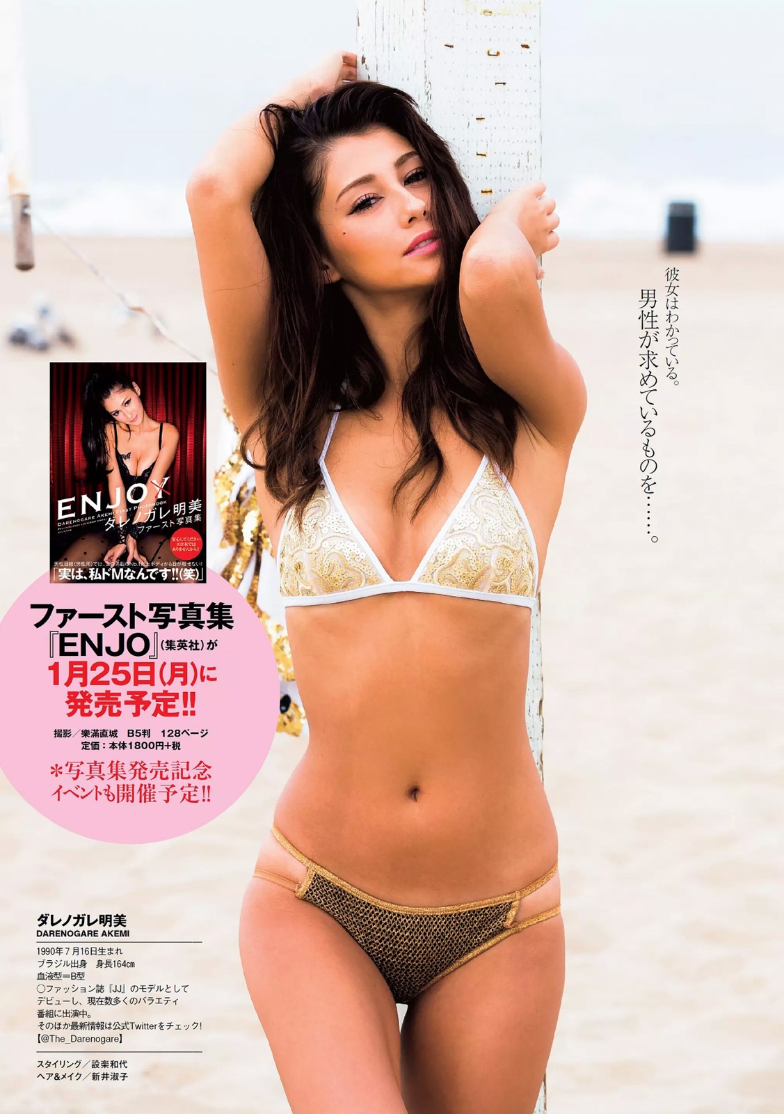 ダレノガレ明美 丰满胸部露出超性感