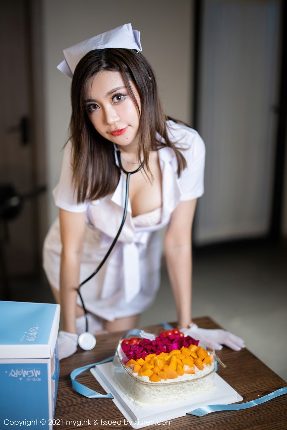 绮里嘉的杭州旅拍 护士制服主题系列