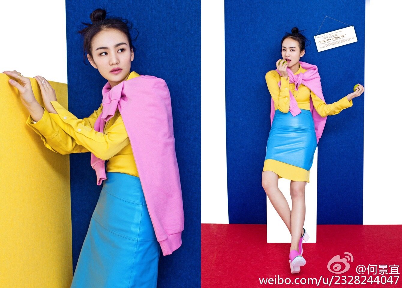 何景宜 高挑美人微博美照