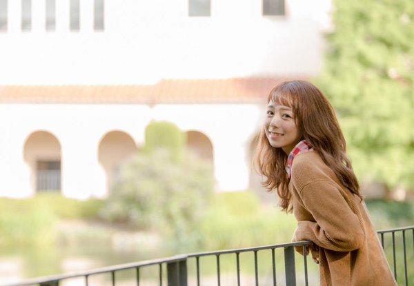 黑田真友香 现役女大学生首次泳装写真图