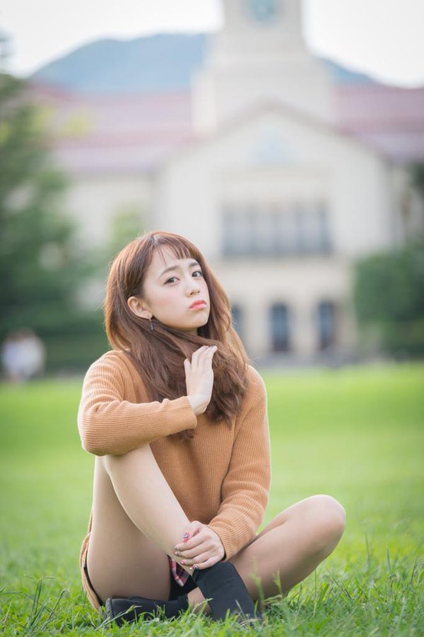 黑田真友香 现役女大学生首次泳装写真图