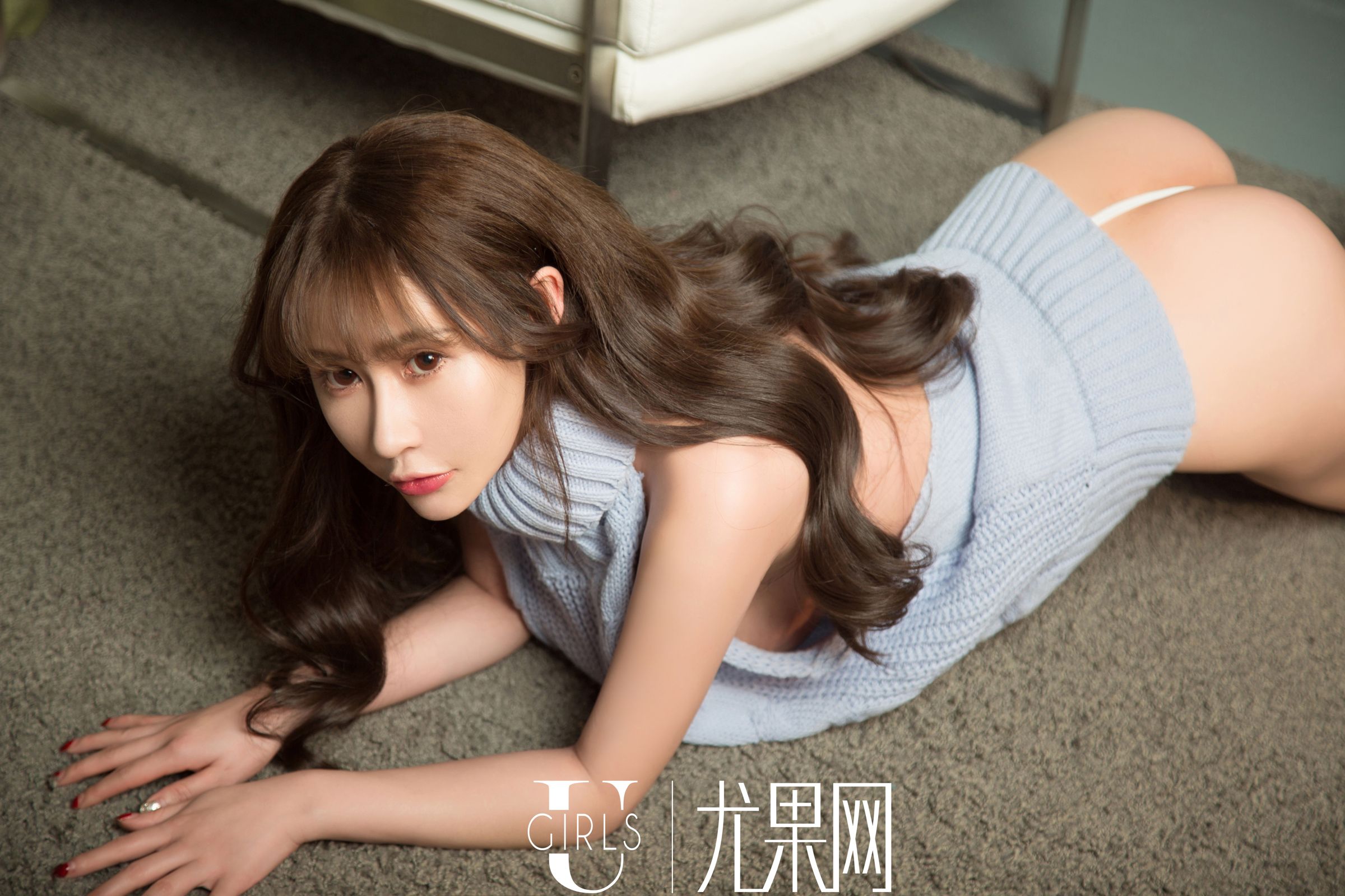 火辣女神苏可可 开背毛衣南半球