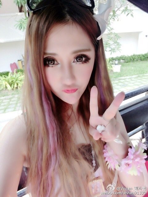 刘沁雯 微博私房美图