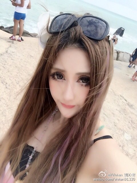 刘沁雯 微博私房美图