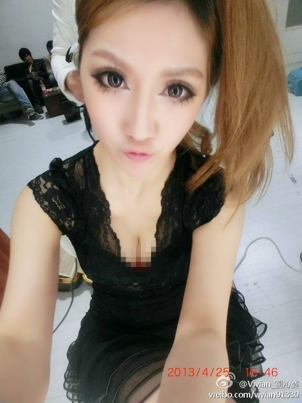 刘沁雯 微博私房美图