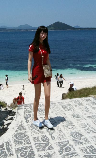 艺正花(예정화)-整容前的高中素颜照