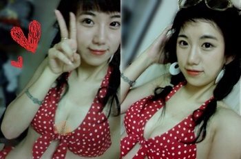 艺正花(예정화)-整容前的高中素颜照