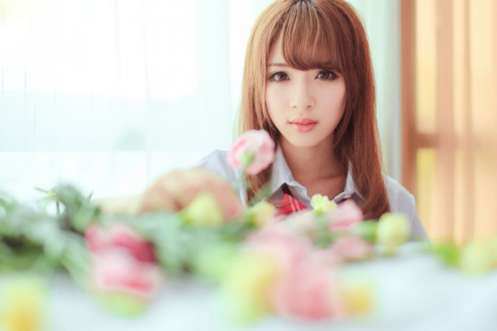 张蕴仪-青春少女泳装里的妖娆