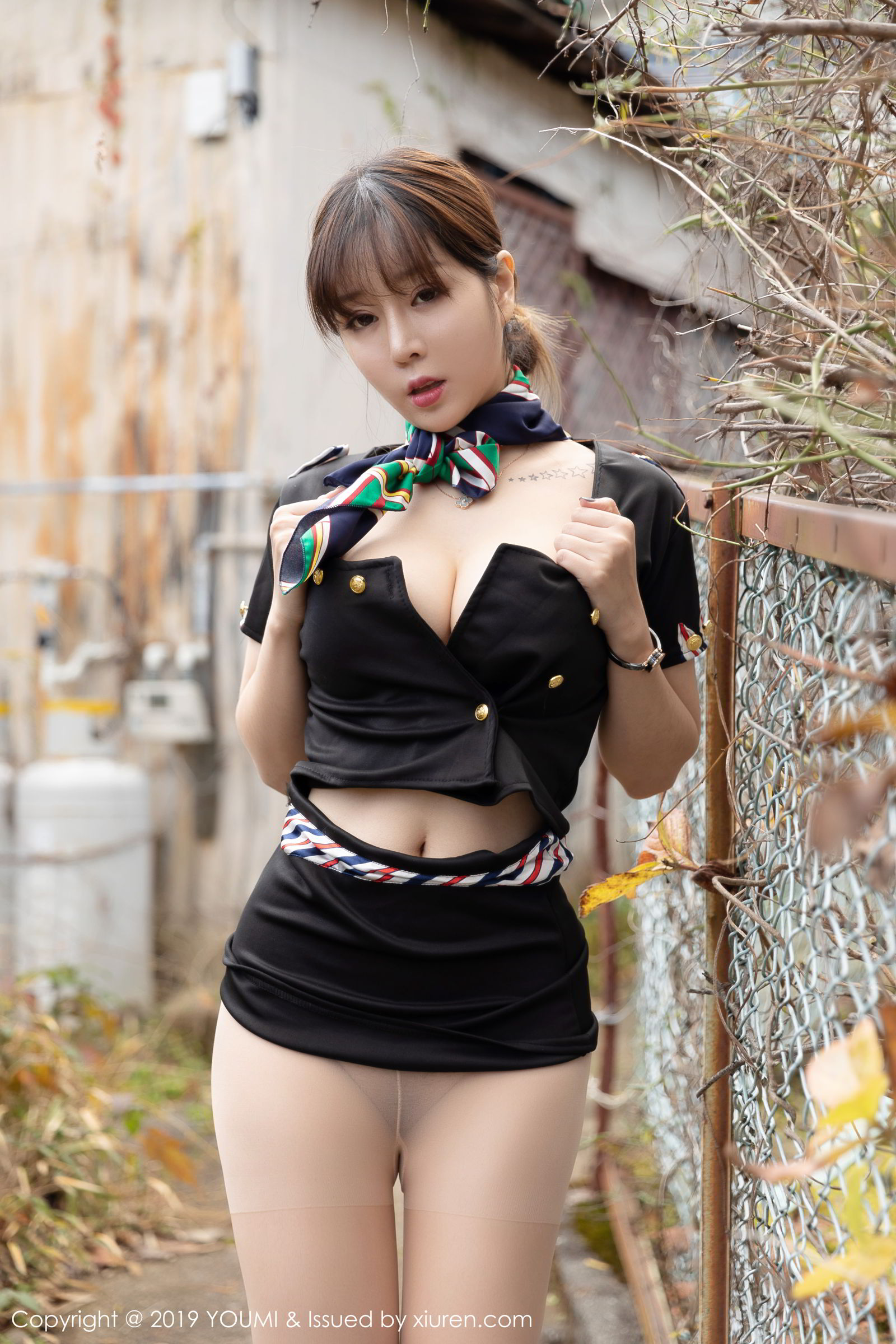 性感女神王雨纯 空乘制服丝丝入扣