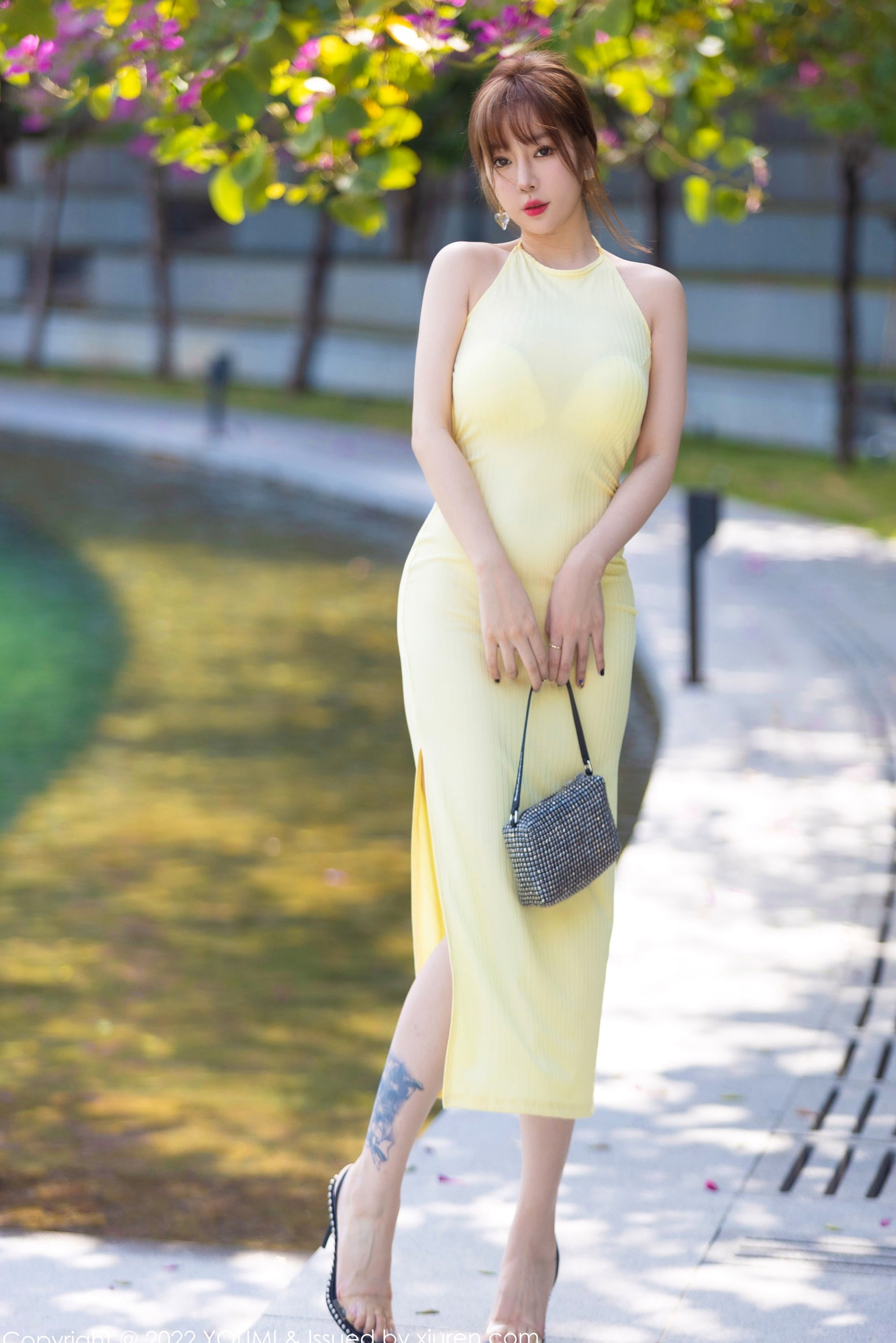 Gallery - YouMi尤蜜荟 - Chiness Model -738-王雨纯-三亚旅拍酒店室内黄色长裙肉丝诱惑写真集尤蜜荟 - Chiness Model 性感诱惑美腿人间胸器 王雨纯女神私房照_秀色女神