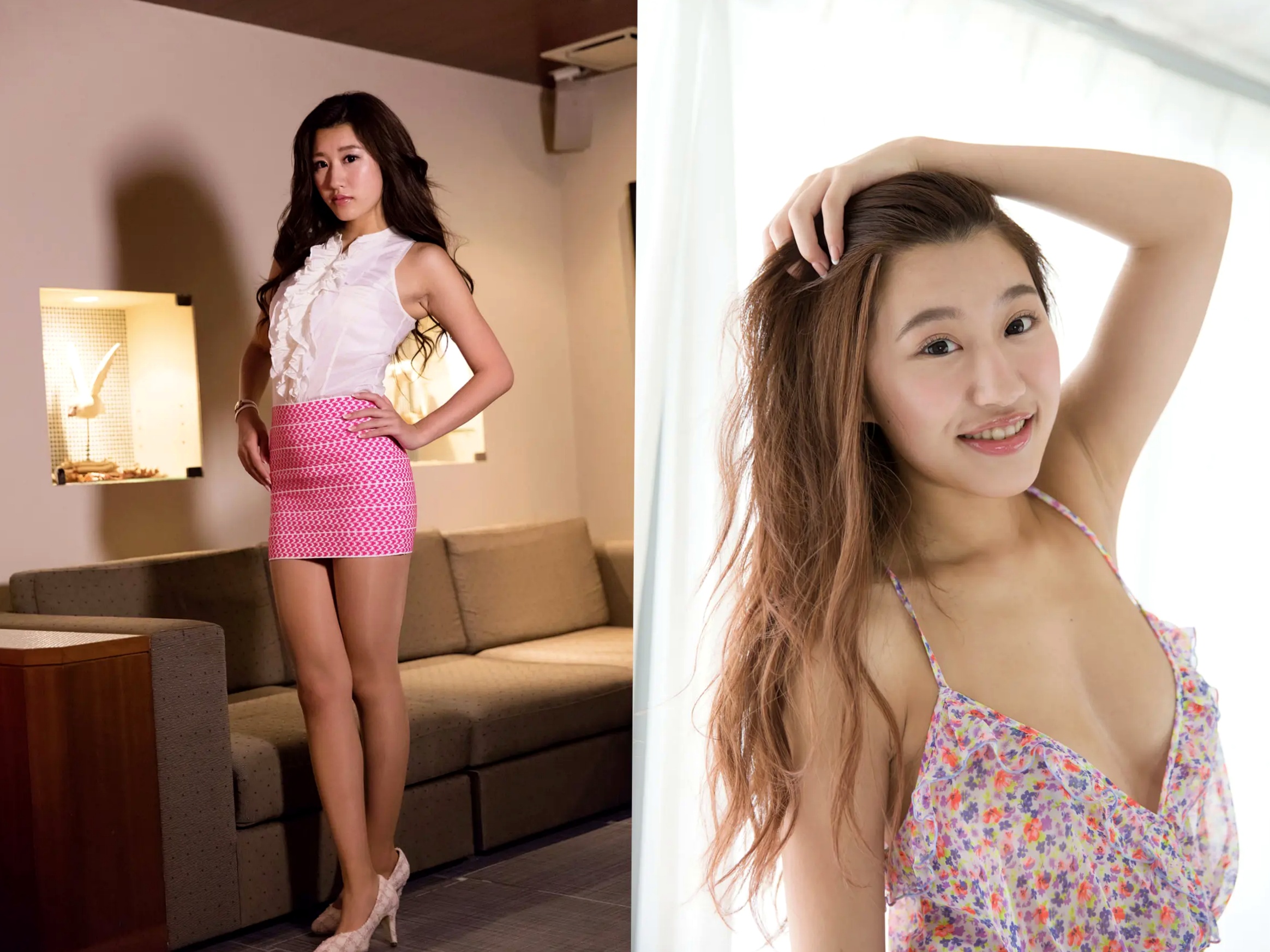 美竹すず《Body & Soul》日系校服沙滩写真 黑丝内衣性感私房照