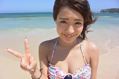 桥本梨菜(橋本梨菜)-天使女孩的G杯私房照诱惑写真图