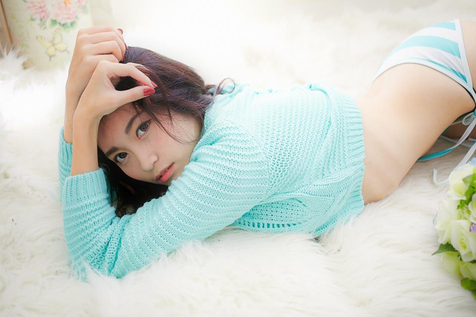 祈锦钥-百变美女的火辣私房照诱惑写真图