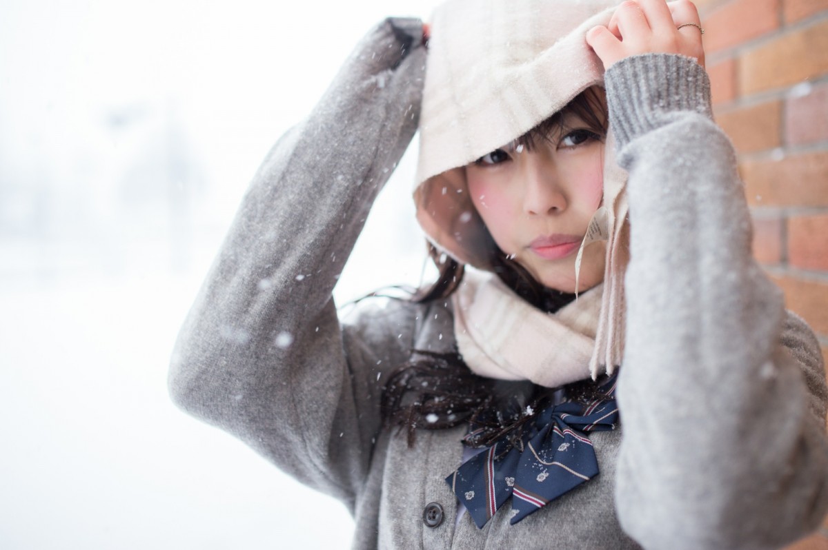 仓田夏希(倉田夏希) 美女日历雪景图片集