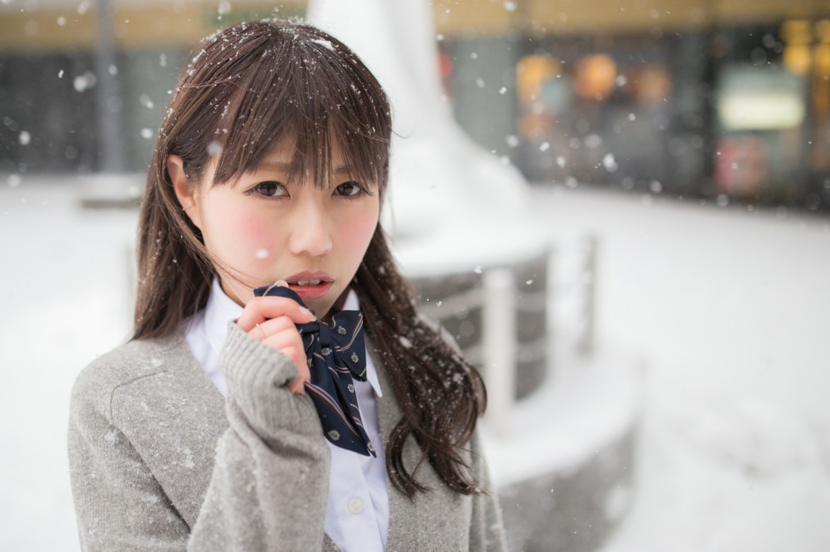 仓田夏希(倉田夏希) 美女日历雪景图片集